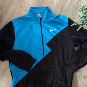 Nike Men's Windbreaker in Blue and Black